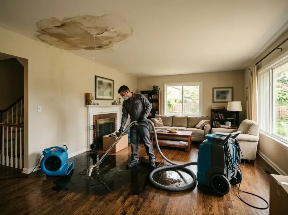 attic-pipe-burst-ceiling-drip-008 — frequently asked questions, Water Damage Restoration & Carpet Care in Barrington Hills,…